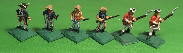 18 - French Crew on land - painted